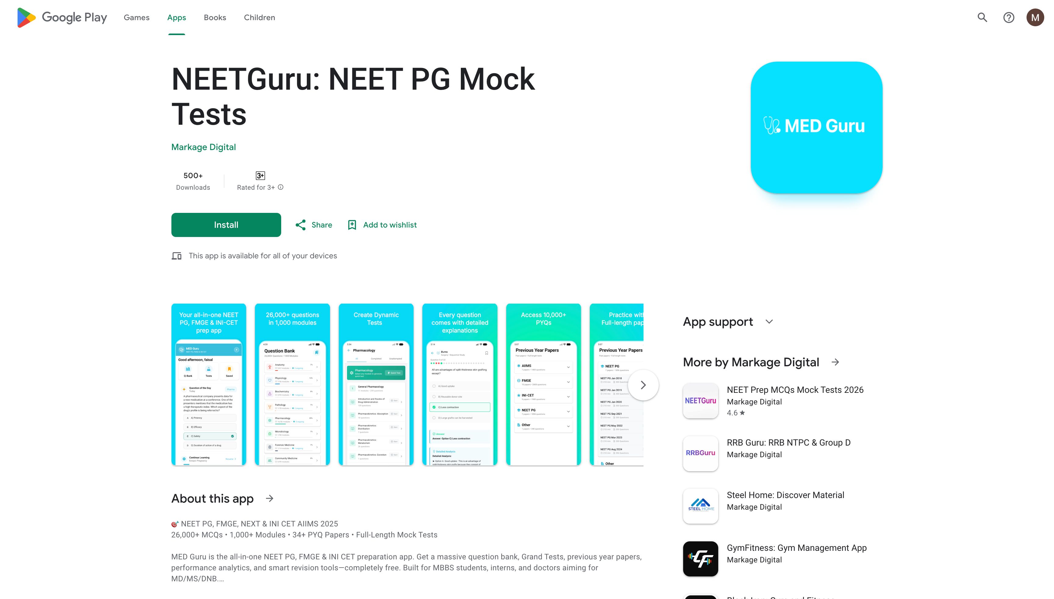 NEETGuru: NEET PG (MED Guru)